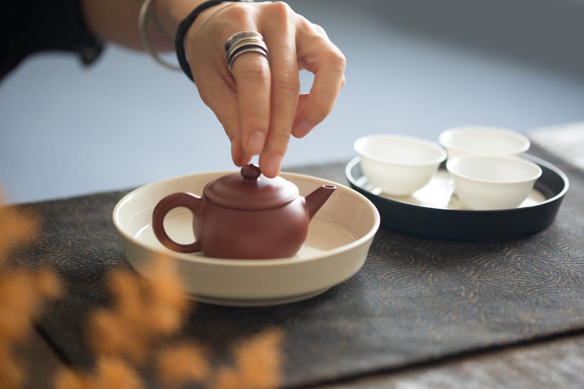 chaozhou clay drum teapot 7 23 3 | BITTERLEAF TEAS