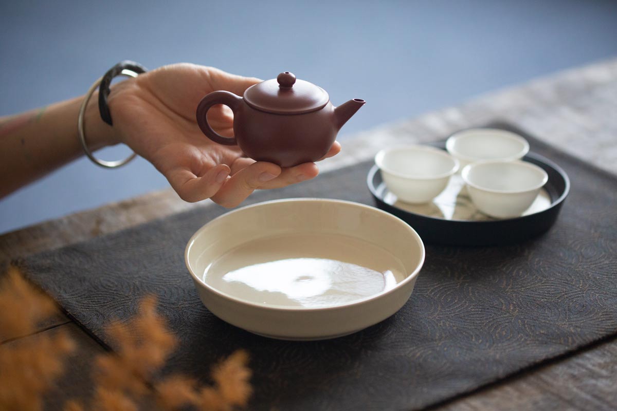 chaozhou clay drum teapot 7 23 5 | BITTERLEAF TEAS