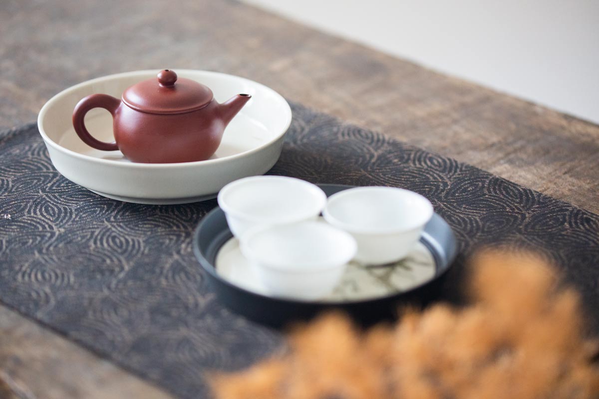 chaozhou clay drum teapot 7 23 6 | BITTERLEAF TEAS