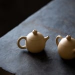 Jianshui Zitao Purple Clay Mini Teapot &#8211; White