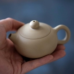 Jianshui Zitao Purple Clay Mini Teapot &#8211; White