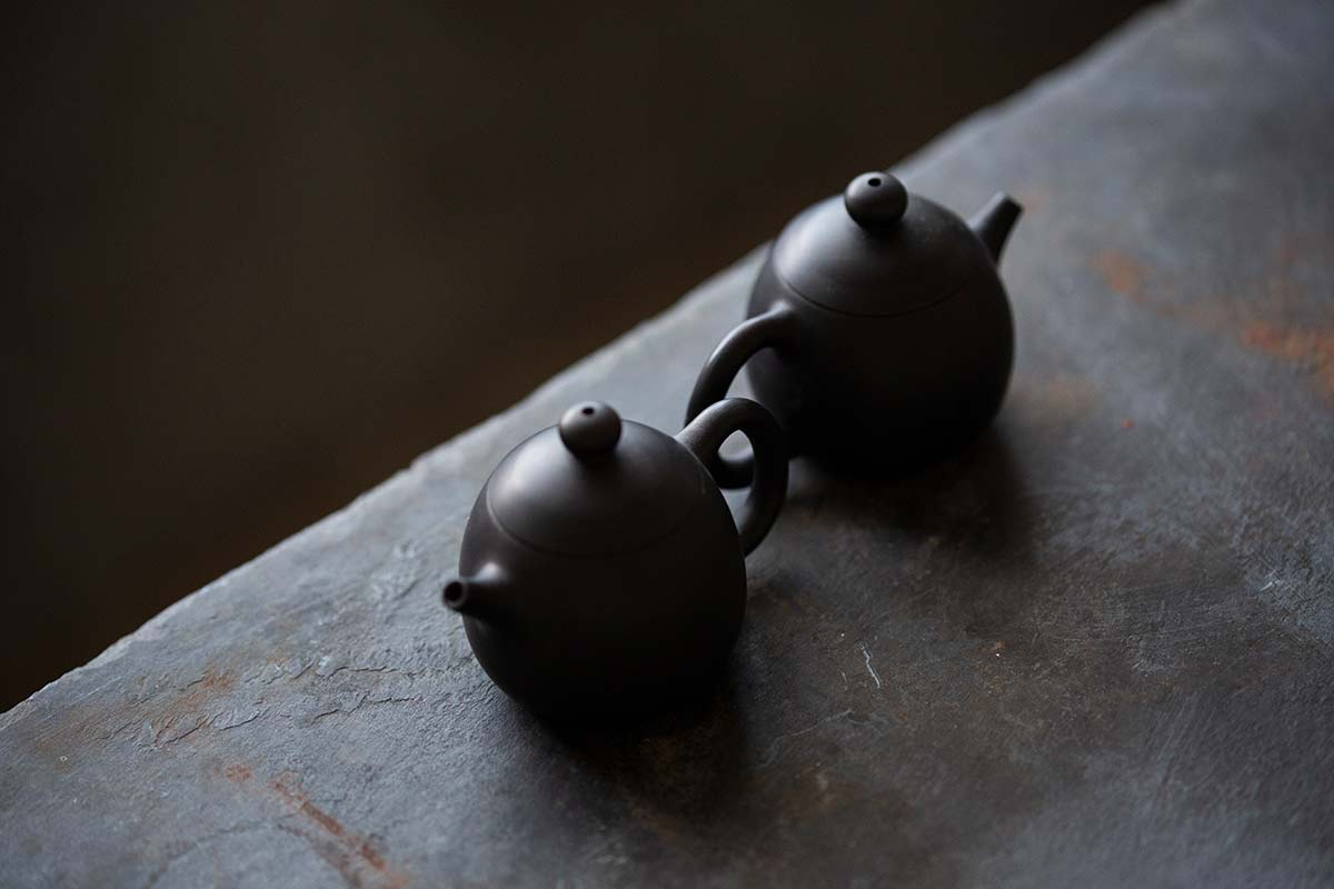 jianshui zitao mini dragon egg teapot black 10 19 5 | BITTERLEAF TEAS jianshui zitao mini dragon egg teapot black 10 19 5 | BITTERLEAF TEAS