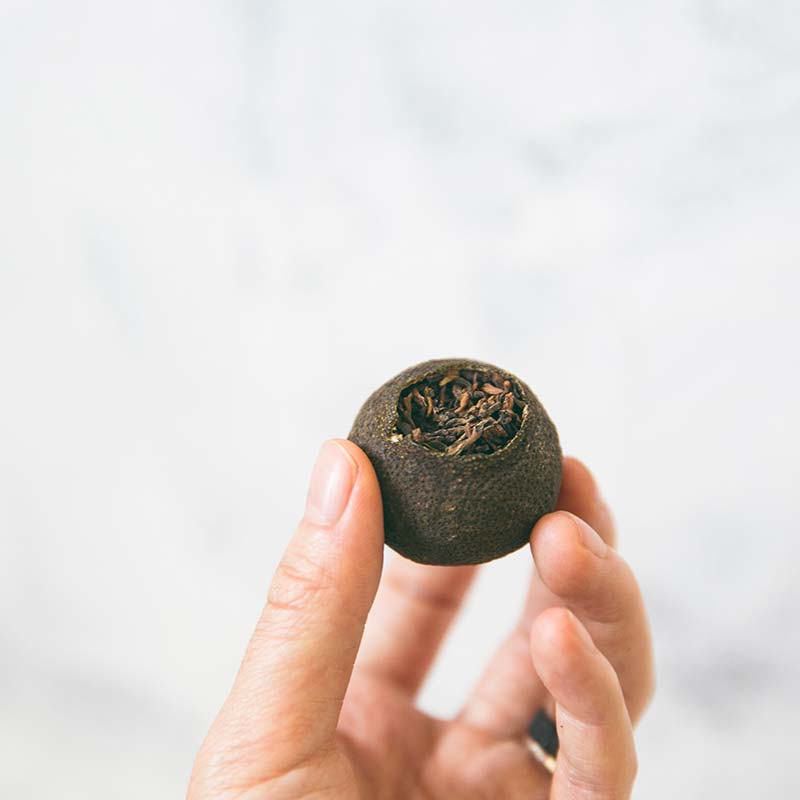 tot ripe puer stuffed orange 4 | BITTERLEAF TEAS tot ripe puer stuffed orange 4 | BITTERLEAF TEAS