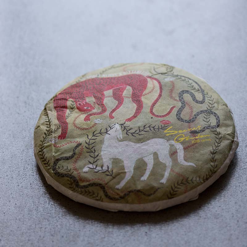 2018 secret garden raw puer 2 | BITTERLEAF TEAS