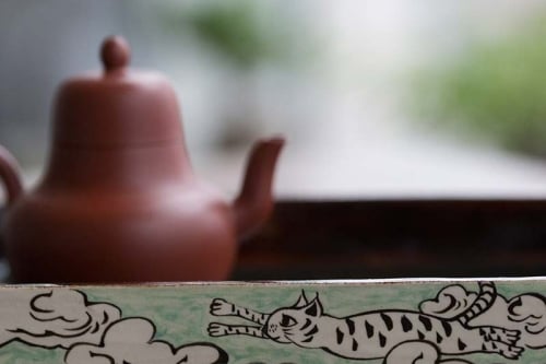 Flying Cat Tea Tray - Image 4