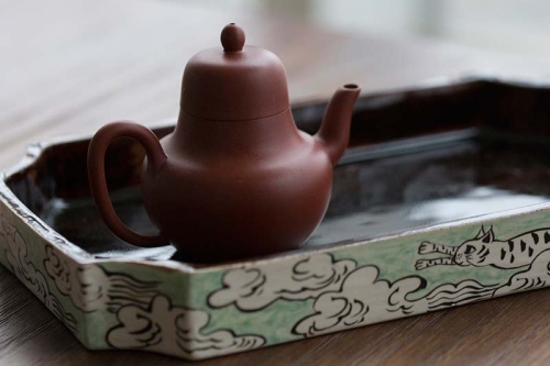 Flying Cat Tea Tray