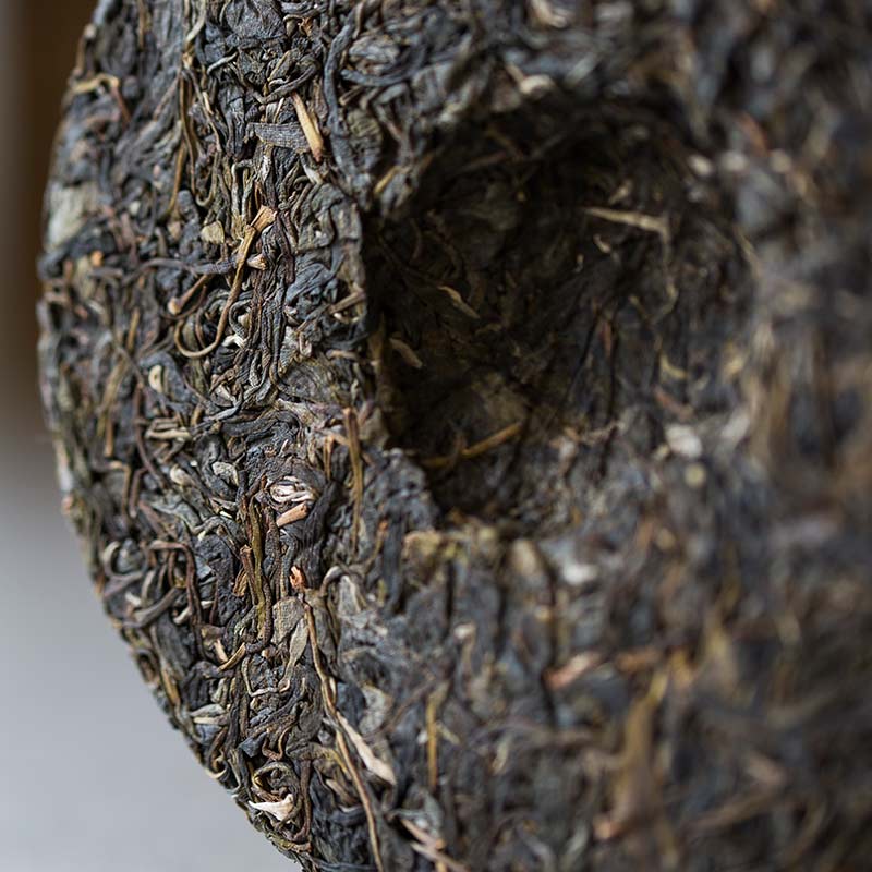 year of the dog yiwu raw puer 5 | BITTERLEAF TEAS