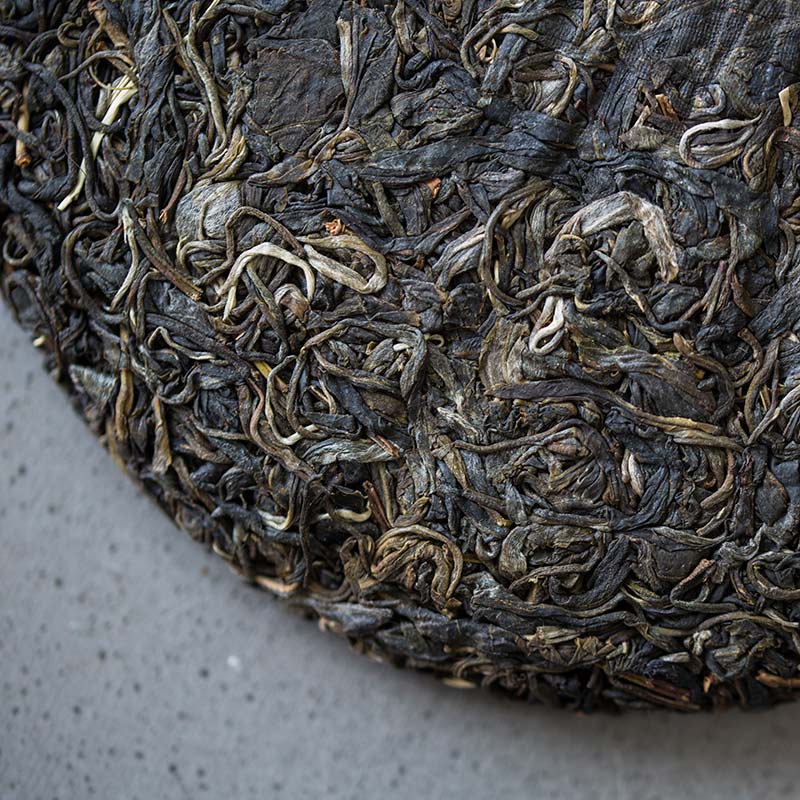 year of the dog yiwu raw puer 6 | BITTERLEAF TEAS