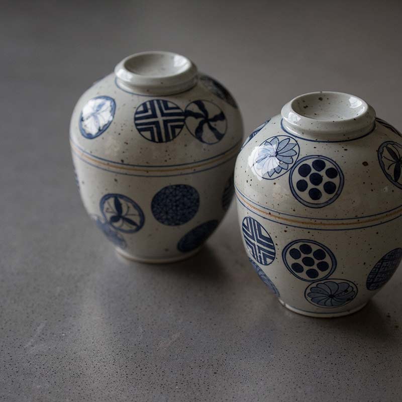 piqiu qinghua tea jar 9 | BITTERLEAF TEAS