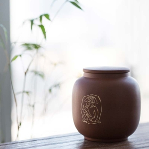 Jianshui Zitao Purple Clay Teapot, Teacup & Tea Jar