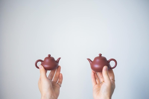 Chaozhou Da Hong Pao Clay Pear Teapot - Image 8