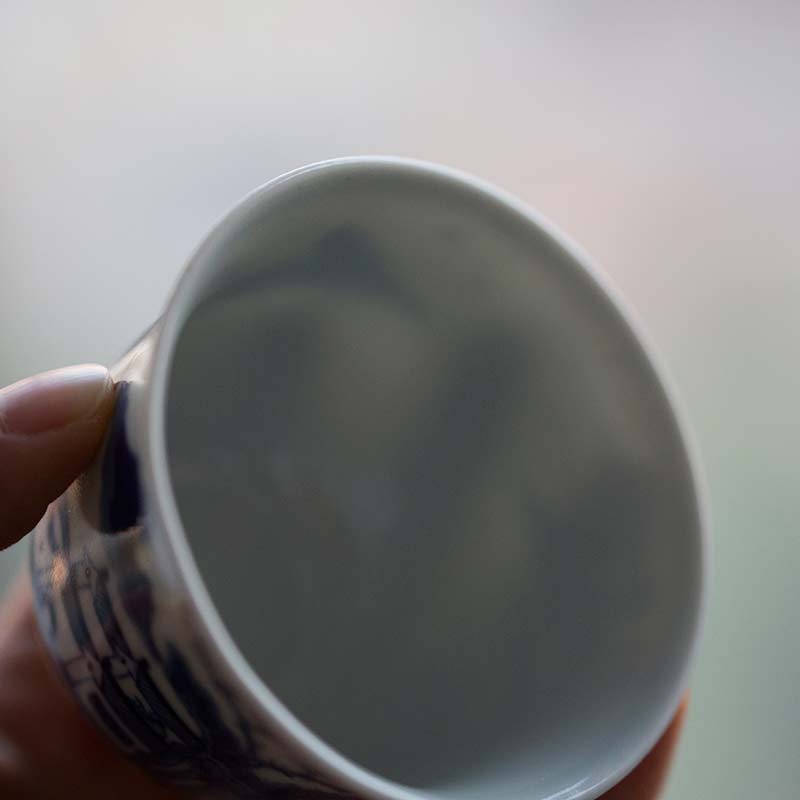 mountain top handpainted gaiwan 14 | BITTERLEAF TEAS