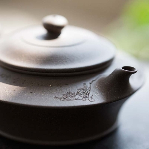 Shuibian Yixing Tian Qing Duanni Teapot