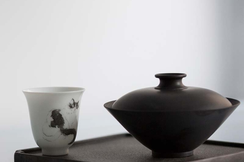 UFO Dark Jianshui Zitao Gaiwan