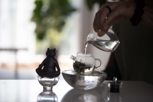 Glass Julunzhu Teapot
