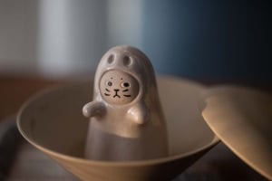 Tea Meowster Tea Pet: Boo