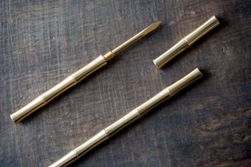 Golden Bamboo Tea Pick