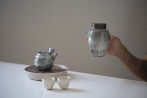 Chalk Tea Jar