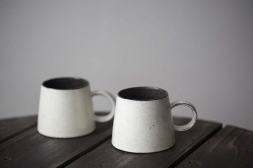 White Night Tapered Mug