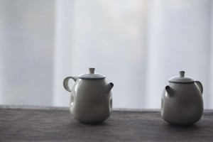 White Night Dimple Teapot