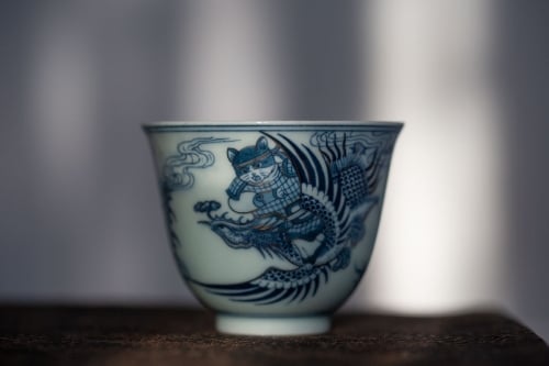 Feline Warrior Teacup - Phoenix