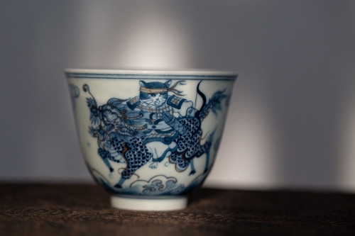Feline Warrior Teacup - Qilin