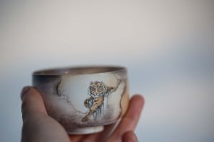 Fierce II Artist Series Wood Fired Teacup