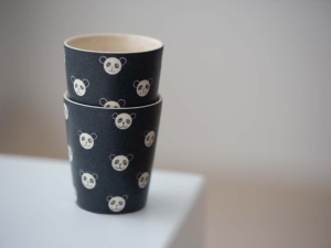 guangs sketchbook panda dot straight teacup 7 7 | BITTERLEAF TEAS