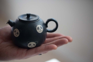 Guang's Sketchbook Big Panda Dot Teapot