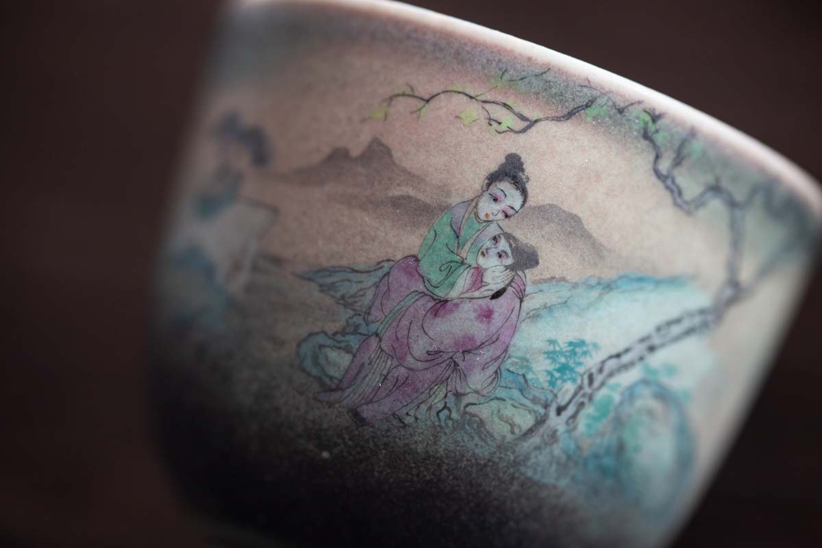 lovers handpaintd teacup er 1 | BITTERLEAF TEAS lovers handpaintd teacup er 1 | BITTERLEAF TEAS