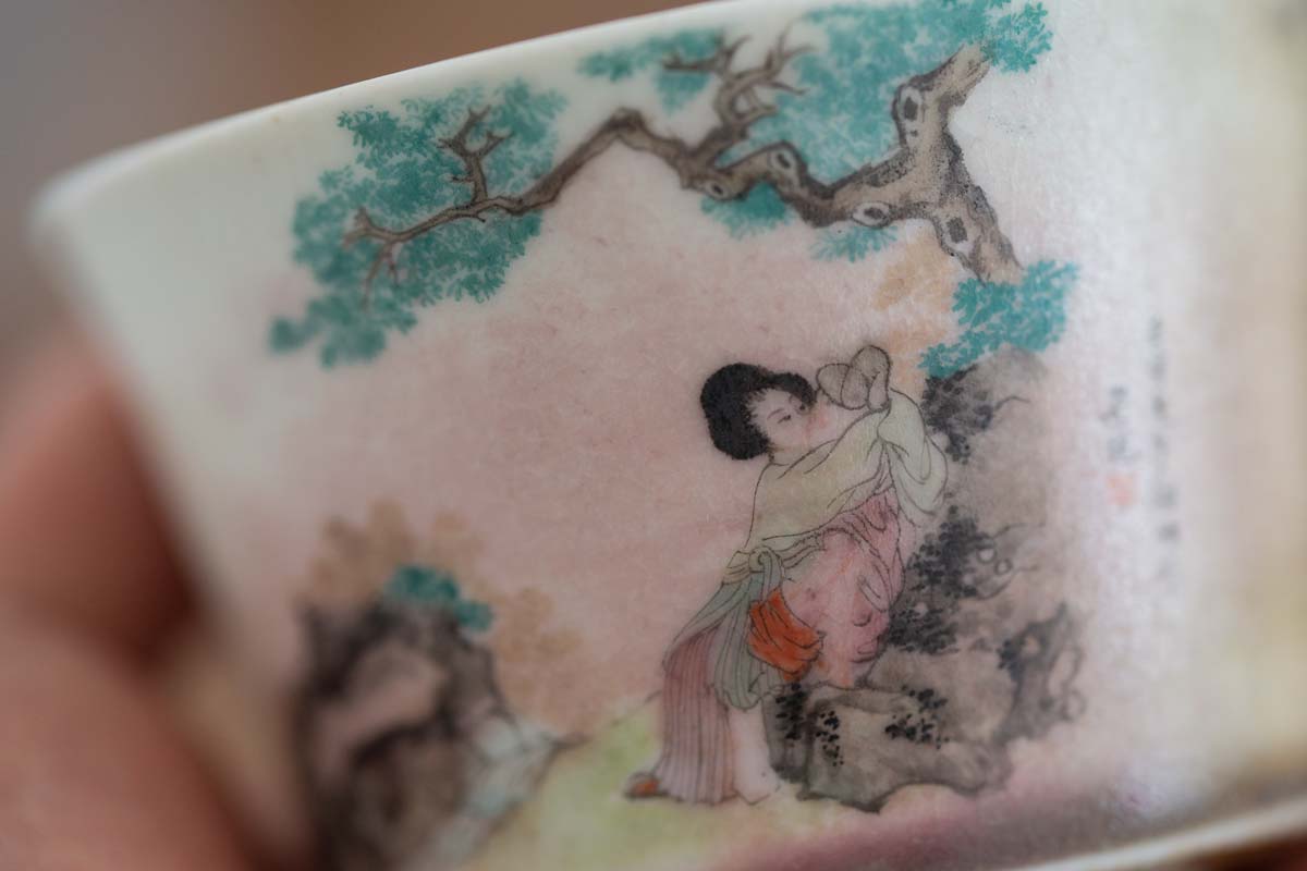 lovers handpaintd teacup yi 6 | BITTERLEAF TEAS lovers handpaintd teacup yi 6 | BITTERLEAF TEAS