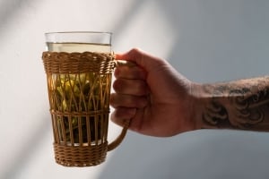 Grandpa's Basket Tea Glass