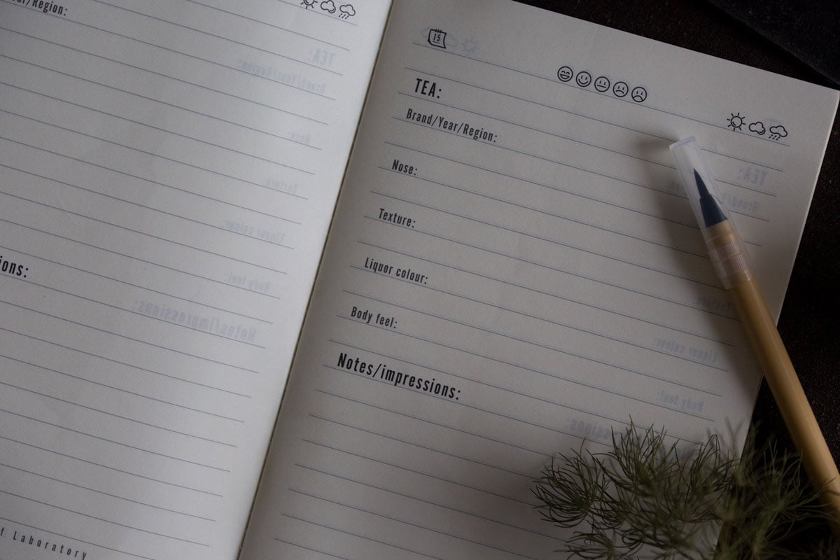 my tea log notebook 5 | BITTERLEAF TEAS my tea log notebook 5 | BITTERLEAF TEAS