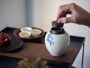 white pine double lid tea jar 2 | BITTERLEAF TEAS
