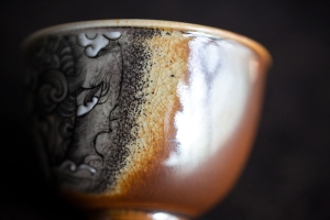 Mythical Mono Hand Painted Teacup - Pixiu