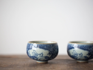 qinghua bunny teacup 5 | BITTERLEAF TEAS