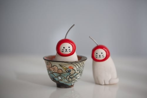 Cherry Pair Tea Meowster Tea Pet