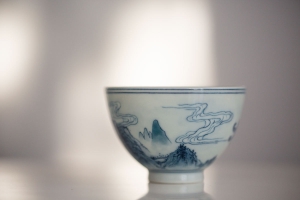 Mythical Hand Painted Teacup - Jixin Eagle