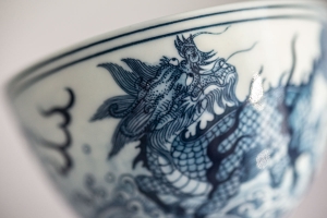 Mythical Hand Painted Teacup - Jixin Qilin