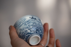 Mythical Hand Painted Teacup - Jixin Qilin