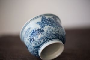 Mythical Hand Painted Teacup - Lushi Dragon