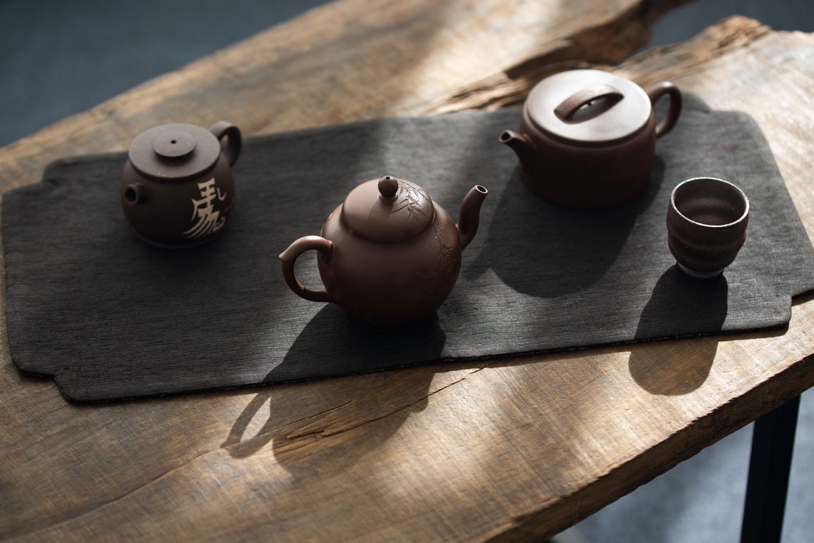 brocade silk table run 13 | BITTERLEAF TEAS