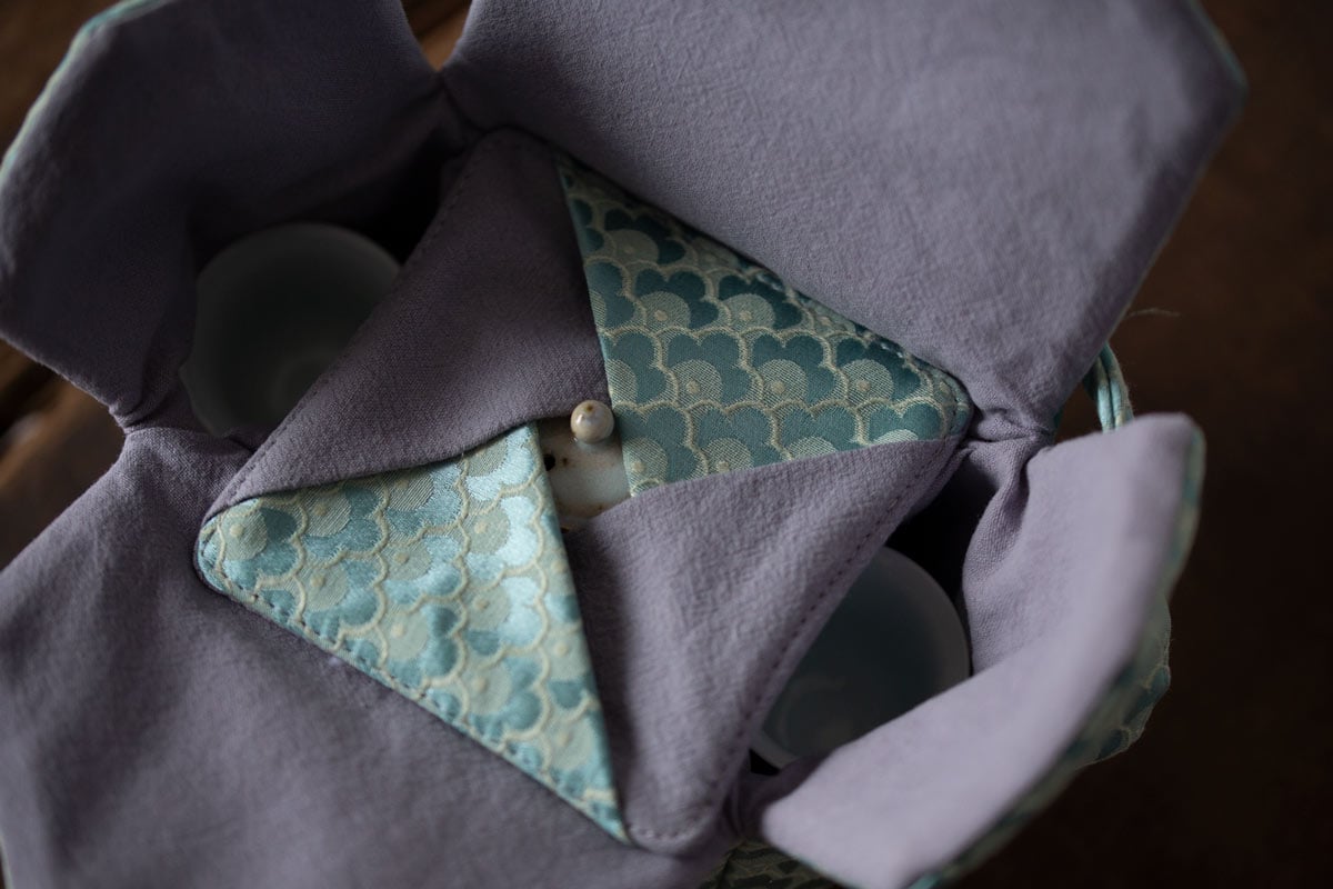 brocade teaware pouch lg 11 22 3 | BITTERLEAF TEAS