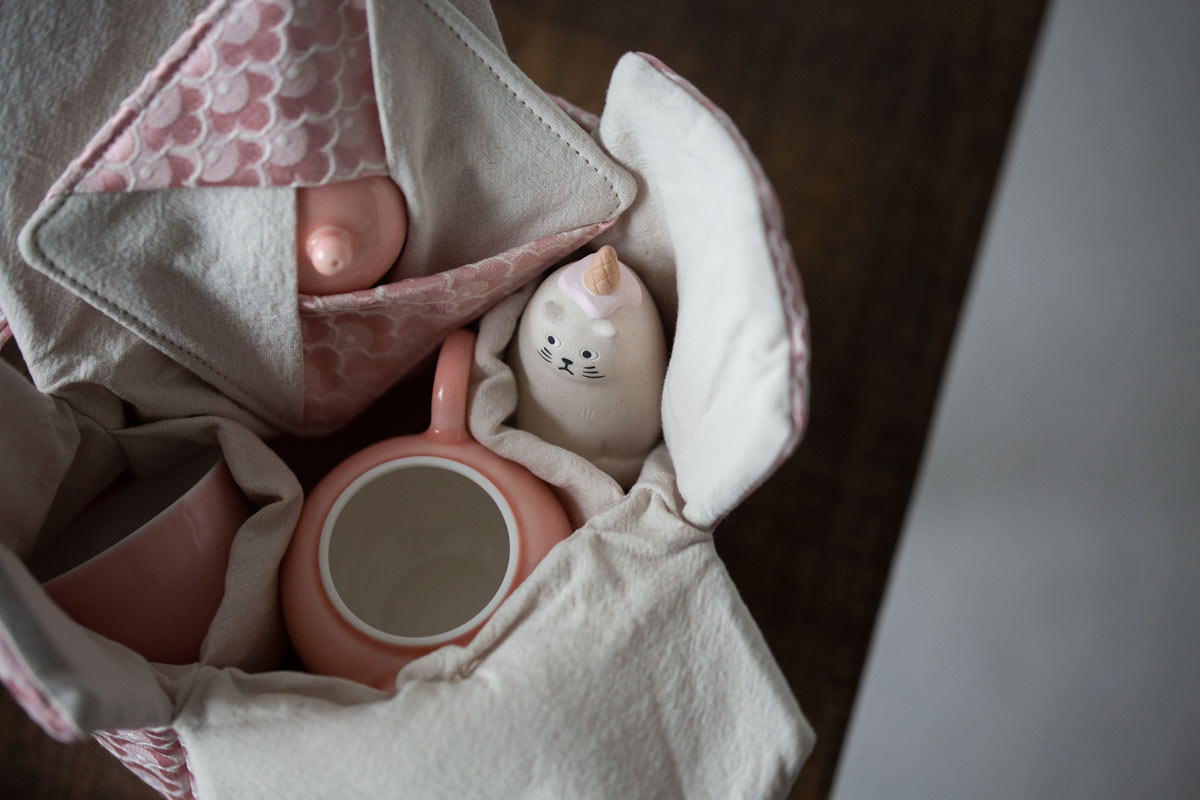 brocade teaware pouch lg 11 22 6 | BITTERLEAF TEAS