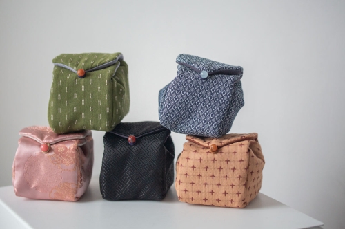 Brocade Teaware Pouch - Small