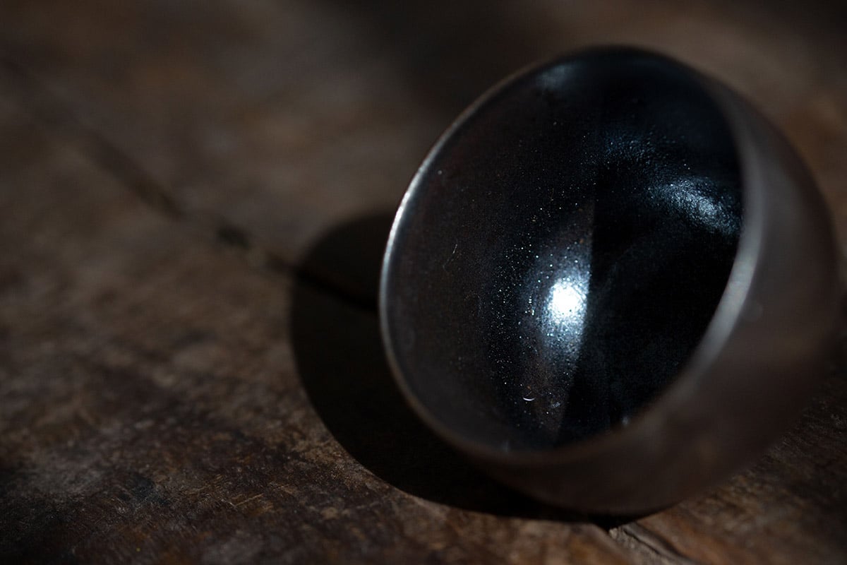 black pearl wood fired jianshui zitao teacup 11 | BITTERLEAF TEAS black pearl wood fired jianshui zitao teacup 11 | BITTERLEAF TEAS