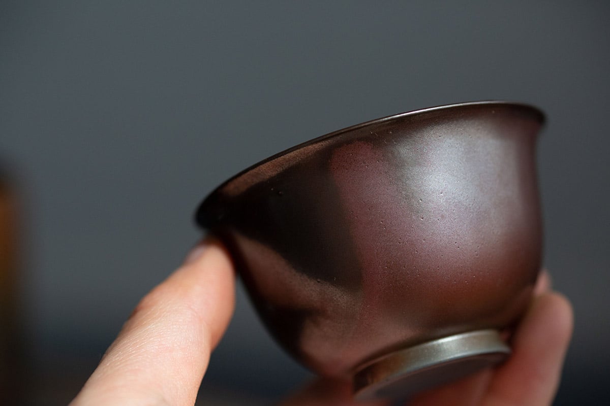 black pearl wood fired jianshui zitao teacup 3 | BITTERLEAF TEAS black pearl wood fired jianshui zitao teacup 3 | BITTERLEAF TEAS