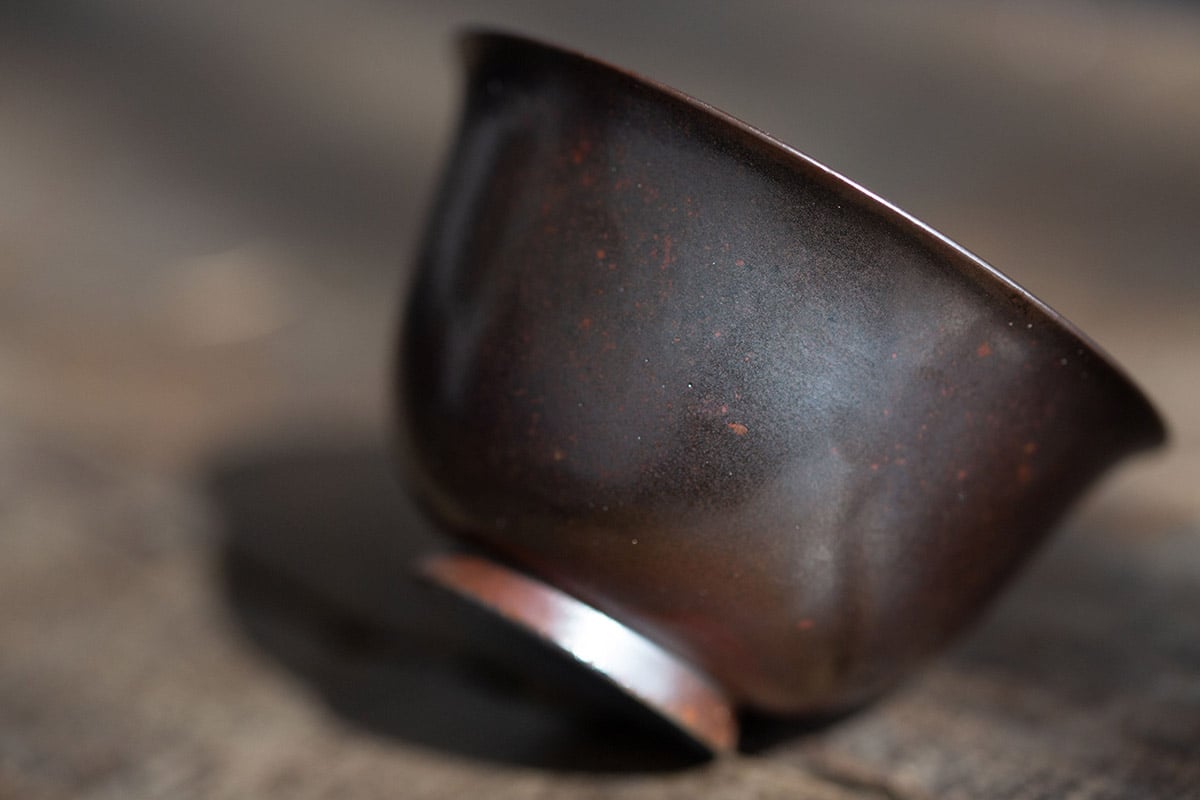 black pearl wood fired jianshui zitao teacup 6 | BITTERLEAF TEAS black pearl wood fired jianshui zitao teacup 6 | BITTERLEAF TEAS