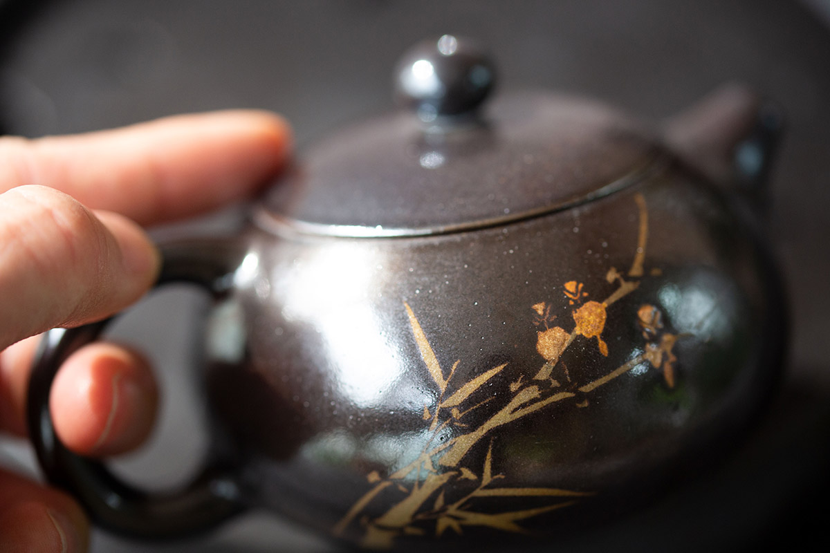 black pearl xishi wood fired jianshui zitao teapot 7 | BITTERLEAF TEAS