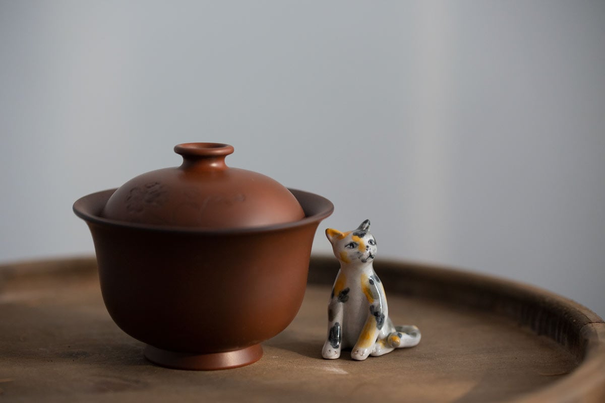 cat republic teacup orange tri 10 | BITTERLEAF TEAS